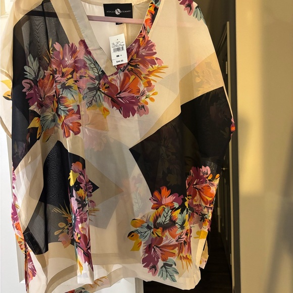 Floral Print Women's Top - Multicolor - Picture 7 of 7